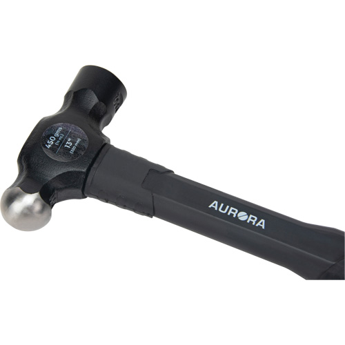 Ball Pein Hammer, 16 oz. Head Weight, Plain Face, Fibreglass Handle FMT Sales Ltd