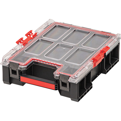Arx Medium Tall Organizer with Multilayer Foam Inserts, 10-2/5" x 14-3/10" x 4-1/5", Black FMT Sales Ltd