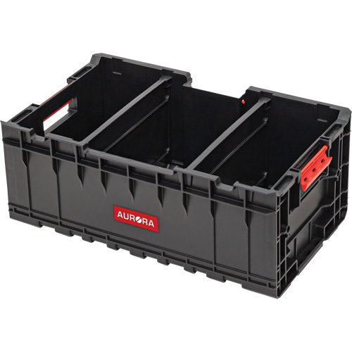Caisse &agrave; outils avec s&eacute;parateurs Arx, 22-7/10" x 14-1/10" x 9-3/10", Noir FMT Sales Ltd