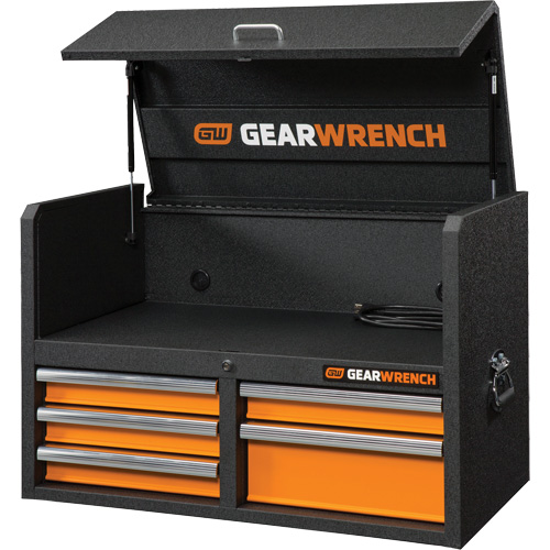 Coffre &agrave; outils de s&eacute;rie GSX, 36" la, 5 tiroirs, Noir/Orange FMT Sales Ltd