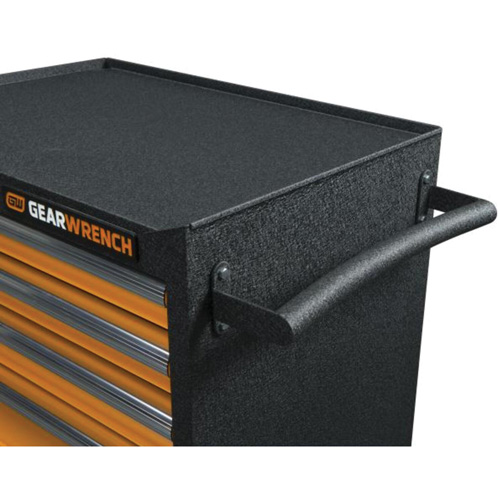Armoire roulante pour outils s&eacute;rie GSX, 6 tiroirs, 36" la x 18-1/5" p x 37-2/5" h, Noir/Orange FMT Sales Ltd