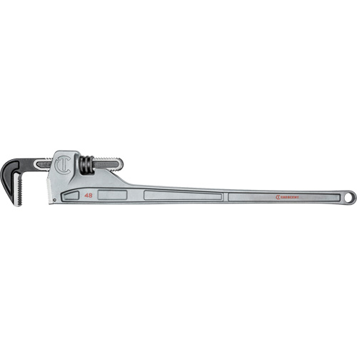 Cl&eacute; &agrave; tuyaux, Cap des m&acirc;choires 6", Longueur 48", Fini Rev&ecirc;tement en poudre, Prise Non-ergonomique FMT Sales Ltd