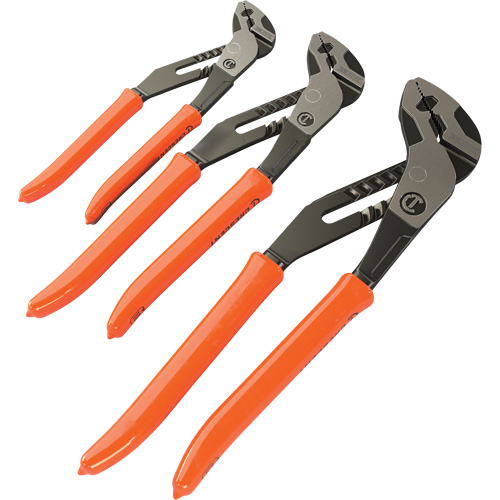 Z2 K9 Straight Jaw Dipped Handle Tongue & Groove Plier Set, 3 Pieces FMT Sales Ltd