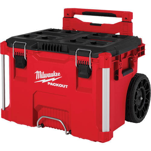 Boîte &agrave; outils sur roues PACKOUT, 18" x 22" x 19-1/2", Noir/Rouge FMT Sales Ltd