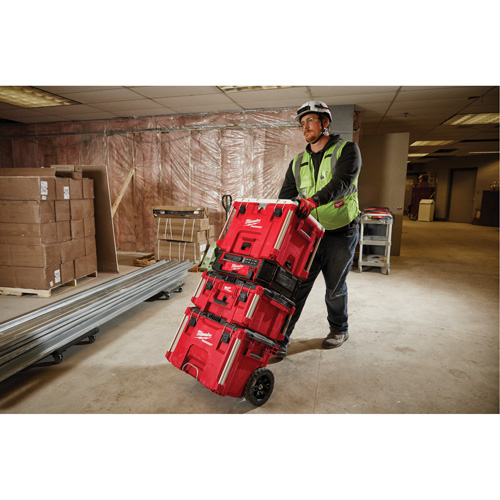 Boîte &agrave; outils sur roues PACKOUT, 18" x 22" x 19-1/2", Noir/Rouge FMT Sales Ltd