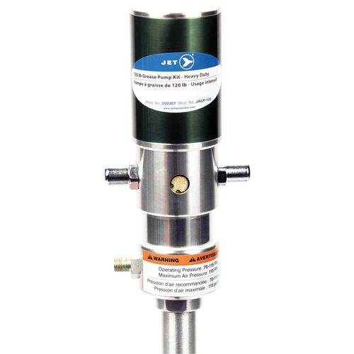 JAGP-120 Ensemble de pompe &agrave; graisse robuste avec commande pneumatique FMT Sales Ltd
