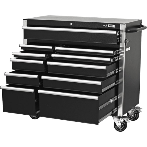 HDCC-4115 Combo boîte &agrave; outils s&eacute;rie HD, 21-1/2" P x 44-1/5" la x 63-3/10" h, Noir FMT Sales Ltd