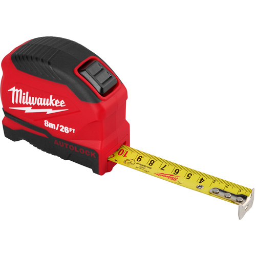 Auto-Lock Tape Measure, 1" x 26' FMT Sales Ltd