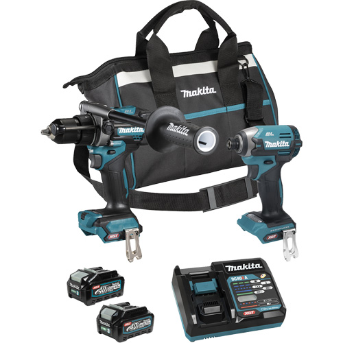 Ensemble 2 outils &agrave; moteur sans balai XGT, Lithium-ion, 40 V FMT Sales Ltd