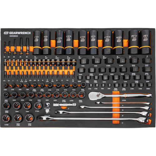 Mechanics Tool Set in Modular Foam Trays with Storage Unit, 247 Pieces FMT Sales Ltd