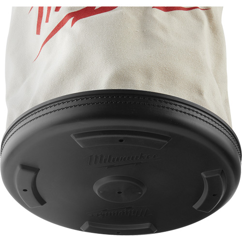 Utility Bucket Bag, 11-81/100" L x 11-81/100" W x 14-57/100" H, Polyester, White FMT Sales Ltd