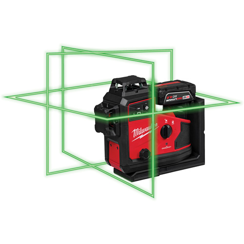 M12 Green 360° 3-Plane Laser with Automatic Alignment & Receiver FMT Sales Ltd