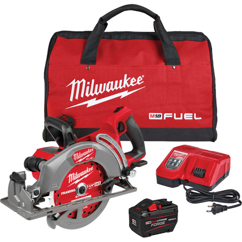 Ensemble de scie circulaire &agrave; poign&eacute;e arri&egrave;re M18Fuel, 7-1/4", 18 V FMT Sales Ltd