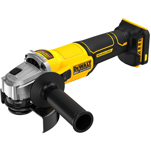Meuleuse sans fil, sans balai &agrave; interrupteur lat&eacute;ral (outil seulement), Roue de 4-1/2", 20 V FMT Sales Ltd