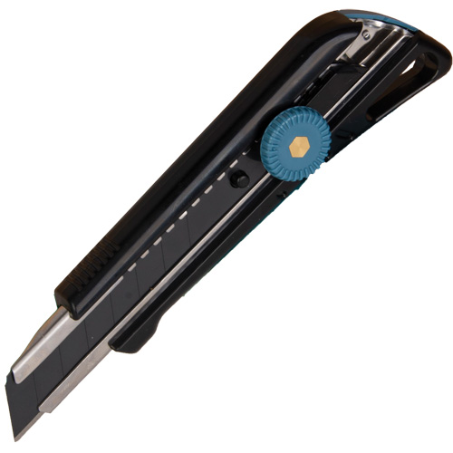 18mm Professional Knife with Ratchet, Stainless Steel, Heavy-Duty, Plastic Handle FMT Sales Ltd