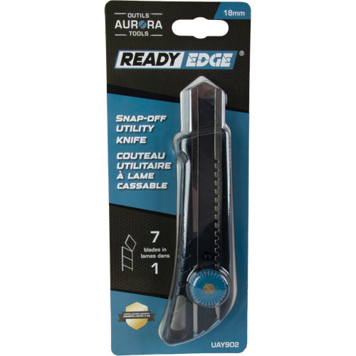 18mm Professional Knife with Ratchet, Stainless Steel, Heavy-Duty, Plastic Handle FMT Sales Ltd