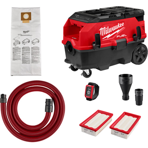 Extracteur de poussi&egrave;re &agrave; deux batteries M18 FUEL de 9 gallons, compatible avec PACKOUT avec trousse VACLINK, 27-3/4" x 19" FMT Sales Ltd