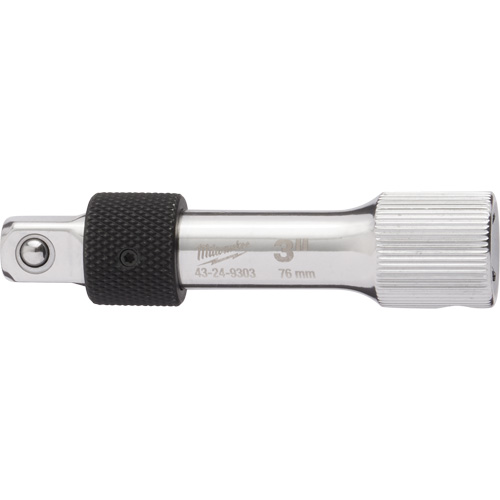 Locking Extension Socket, 3/8" Drive, 3" L FMT Sales Ltd