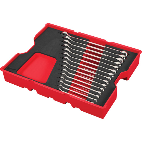Wrench Set with Tray for PACKOUT Drawers, Combination, 15 Pieces, Metric FMT Sales Ltd