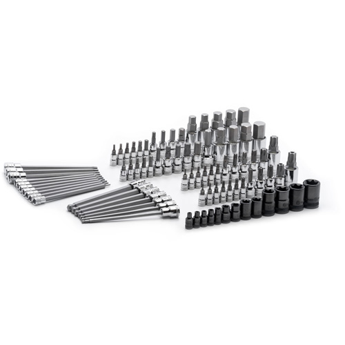 Jeu de forets SAE/m&eacute;triques, Torx externe/Hexagonale/Sph&egrave;re hexagonale/Torx/Torx inviolable, Prise 1/4"/3/8"/1/2", 84 mr FMT Sales Ltd