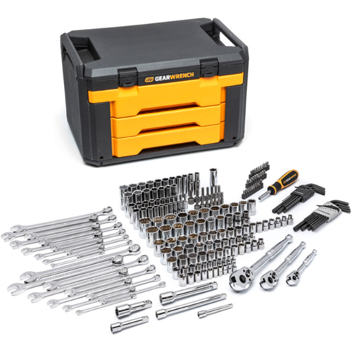 Mechanics Tool Set in 3 Drawer Storage Box FMT Sales Ltd