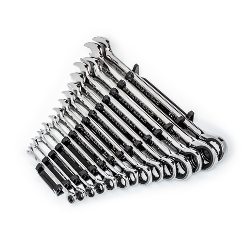 Jeu de cl&eacute;s SAE &agrave; 12 pans et 90 dents, Combinaison &agrave; cliquet, 14 morceaux, Imp&eacute;rial FMT Sales Ltd