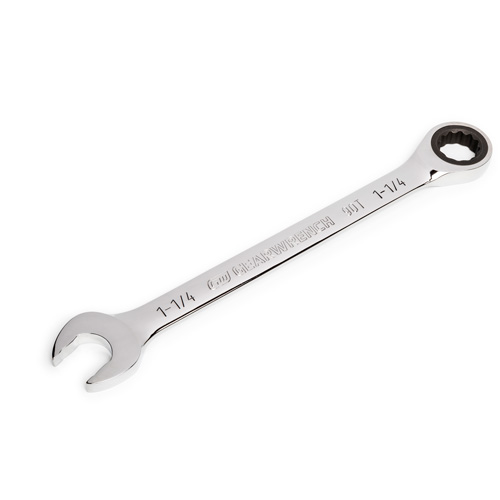 Cl&eacute; &agrave; cliquet combin&eacute;e &agrave; 90 dents, 12 pans, 1-1/4", Fini Chrome FMT Sales Ltd