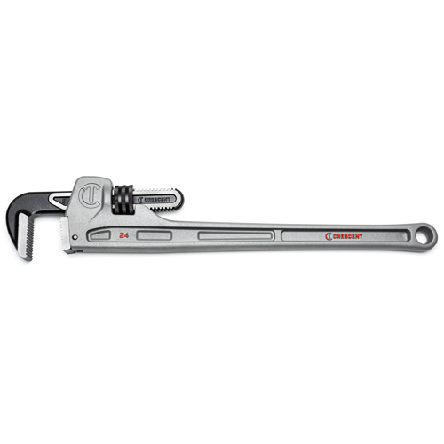 Cl&eacute; &agrave; tuyaux, Cap des m&acirc;choires 3-1/2", Longueur 24", Fini Rev&ecirc;tement en poudre, Prise Ergonomique FMT Sales Ltd