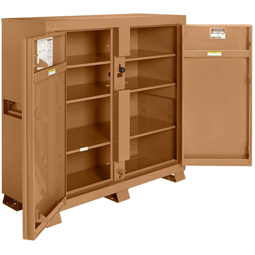 Armoire de chantier mod&egrave;le 109 avec cadenas, Acier, 47,5 pi³, Havane FMT Sales Ltd