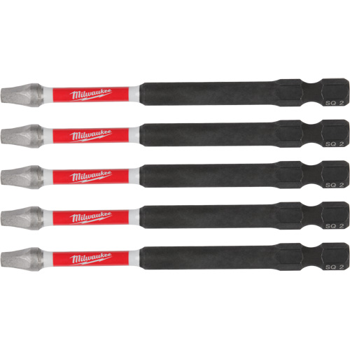 Embouts de tr&eacute;pan &agrave; chocs SHOCKWAVE, Carr&eacute;e, Embout 2, Longueur 3-1/2" FMT Sales Ltd