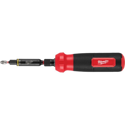 Tournevis multi-usage 8-en-1 avec embouts et tourne-&eacute;crous &agrave; chocs SHOCKWAVE, 8-1/3" lo, Prise Coussin&eacute;e FMT Sales Ltd