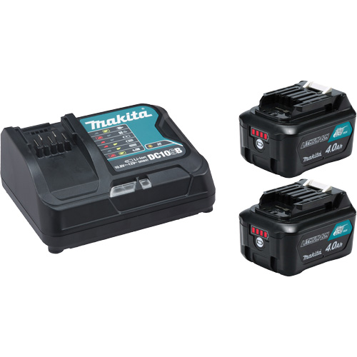 Ensemble de d&eacute;part CXT avec chargeur rapide et deux batteries de 4?Ah, 12 V, Lithium-ion FMT Sales Ltd