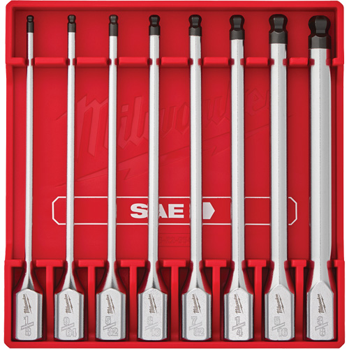 Jeu de douilles longues &agrave; embouts SAE, Sph&egrave;re hexagonale, Prise 3/8", 8 mr FMT Sales Ltd