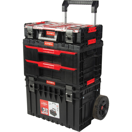3-Piece Arx&reg; Rolling Toolbox Base Set, 25-1/5" x 19" x 42-2/5", Black FMT Sales Ltd