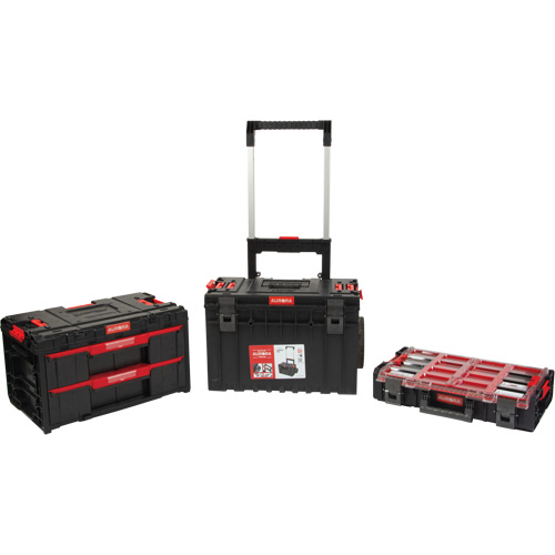 3-Piece Arx&reg; Rolling Toolbox Base Set, 25-1/5" x 19" x 42-2/5", Black FMT Sales Ltd