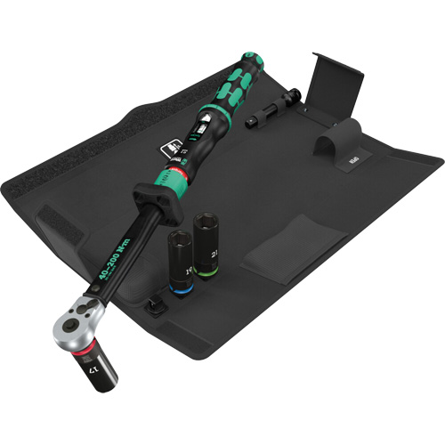 Ensemble cl&eacute; dynamom&eacute;trique Click-Torque Lock C 3 jeu 1 pour changement de roue, 6 Mcx, Prise de 1/2", Profond FMT Sales Ltd