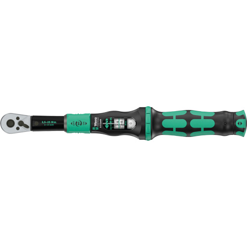 Cl&eacute; dynamom&eacute;trique Click-Torque Lock A 5 r&eacute;glable avec fonction Torque Lock, &agrave; cliquer, Entraînement 1/4" carr&eacute;, 1 - 18 lb-pi FMT Sales Ltd