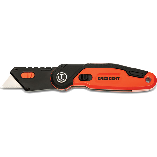Folding Utility Knife, 1" Blade, Steel Blade, Aluminum Handle FMT Sales Ltd