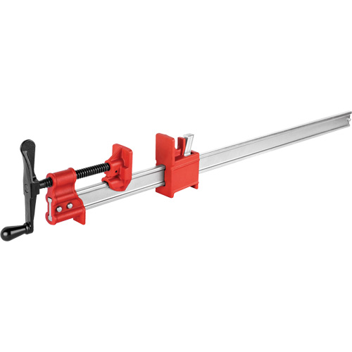 Heavy-Duty I-Beam Steel Bar Clamp, 48" (1219.2 mm) Capacity, 2" (50.8 mm) Throat Depth FMT Sales Ltd