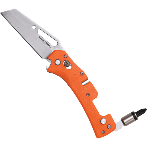 Electrician's Pocket Knife with Driver, 2-99/100" Blade, Stainless Steel Blade, Plastic Handle FMT Sales Ltd