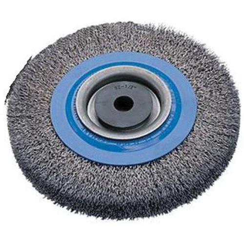 Brosses rotatives &agrave; fils torsad&eacute;s d'&eacute;tabli, 6" dia., Fils 0,0118", Arbre 1/2" - 1-1/4" FMT Sales Ltd