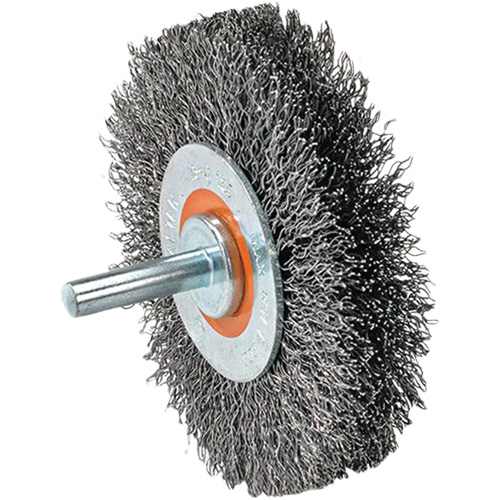 Mounted Wire Brush, 5/8" Arbor FMT Sales Ltd