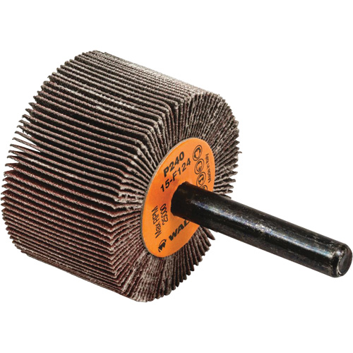Flap Wheels-Coolcut Flap Wheels, Aluminum Oxide, 240 Grit, 1-1/2" x 1" x 1/4" FMT Sales Ltd