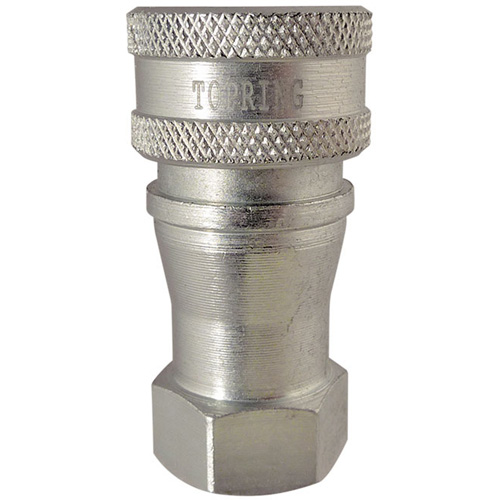 Hydraulic Quick Coupler - Steel Manual Coupler, Brass/Stainless Steel FMT Sales Ltd