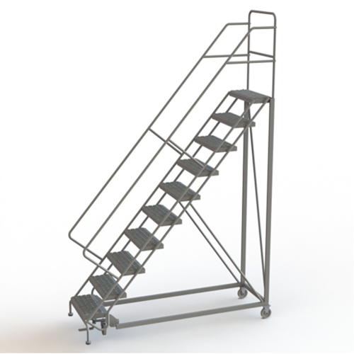 &eacute;chelles en angle de s&eacute;curit&eacute;, 10 marches, Stri&eacute;, Inclinaison 50°, Hauteur 100" FMT Sales Ltd