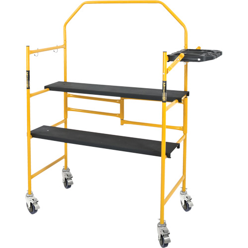 Jobsite Series 4' Safety Rail & Tool Shelf Scaffold Kit, Steel Frame, 49-1/2" D x 57-3/4" H FMT Sales Ltd