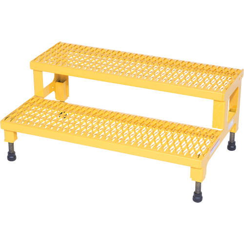 Adjustable Step-Mate Stand, 2 Step(s), 36-3/16" W x 22-7/8" L x 15-1/4" H, 500 lbs. Capacity FMT Sales Ltd