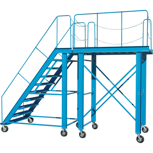 &eacute;chelle &agrave; neige, Acier, 10 Marches, 99" ha, 85-1/2" p, 48" Marche, Stri&eacute; FMT Sales Ltd