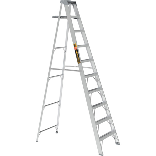 Step Ladder with Paint Tray, 10', Aluminum, 225 lbs. Capacity, Type 2 FMT Sales Ltd