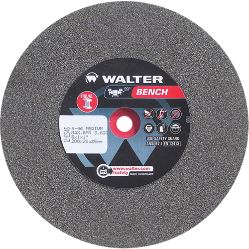 Bench Grinding Wheels, 8" x 1", 1" Arbor, 1 FMT Sales Ltd